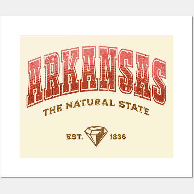 Arkansas State Wall Art by Pith & Vinegar